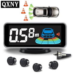 Car 4 Parking Sensor Kit  Auto Vehicle Reverse Rear  Backup Radar System Voice Buzzer  Assistance Detector Reversing Parktronic