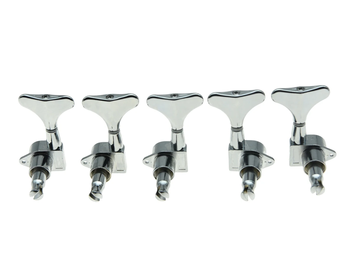 Quality 2xLeft 3xRight Sealed Bass Tuners Tuning Keys Pegs 5 String Bass Machine Heads 2 Color
