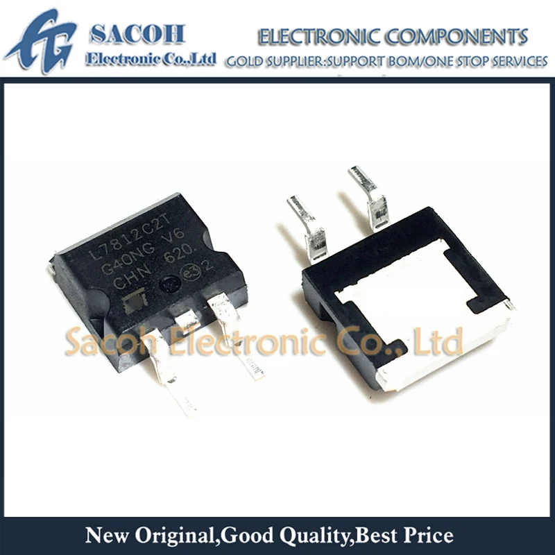 New Original 10Pcs/Lot L7812CD2T L7812C2T L7812 OR L7815CD2T L7815C2T L7815 TO-263 1.5A 12V/15V Power Voltage Regulator