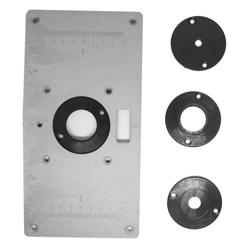 Woodworking Trimming Machine Flip Board Set, Workbench Flip Panel, Auxiliary Tool, Guide Table Chamfering Board, 235*120*8mm