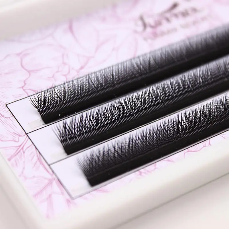 FunMix Y Shape C Curl Hand-woven Faux Mink Eyelashes Japanese-style Mesh Surround Lashes Natural Soft High Quality