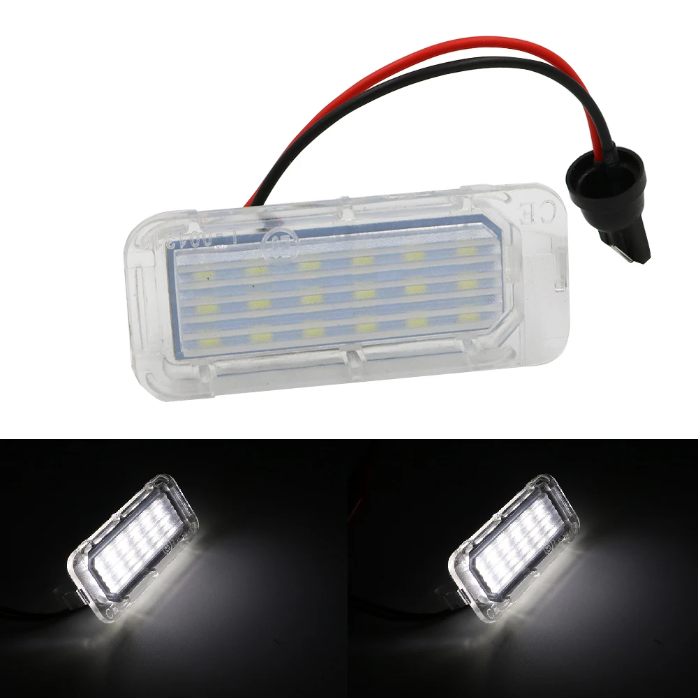 YSY 10sets LED License Plate Light Car Rear Registration Number Plate Lamp Led Bulb For Ford Focus 5D Mondeo Fiesta Plug&Play