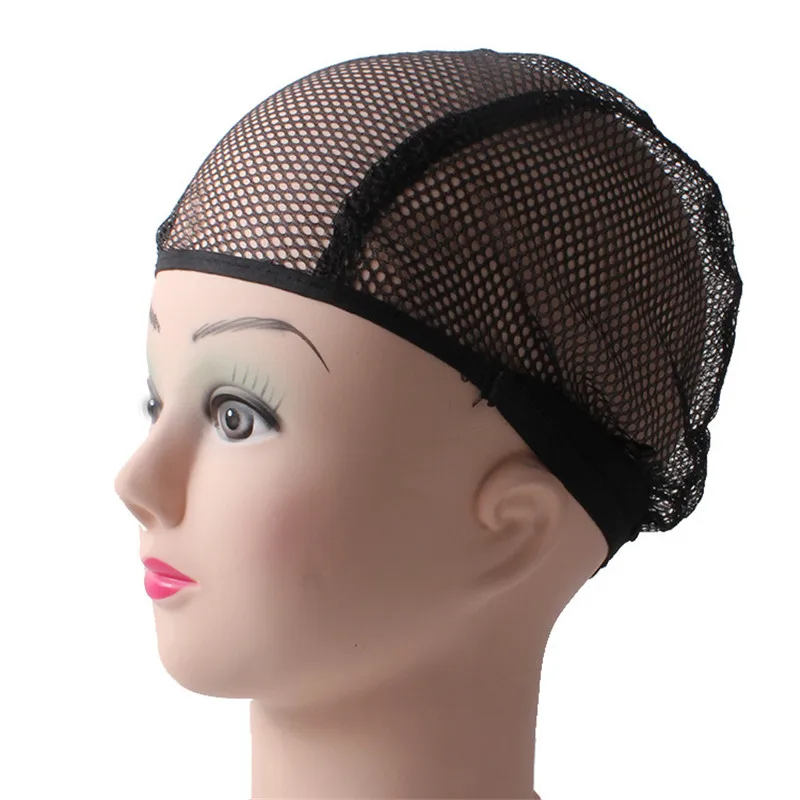 5 Pcs New Popular Glueless Full Lace Wig Cap For Making Wigs Adjustable Black Color Wig Net Cap Weaving Caps Wig Caps