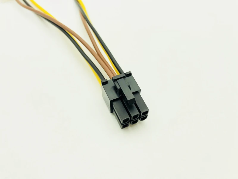 คุณภาพสูง 2 x Molex PCI-E อะแดปเตอร์ 4Pin 4 Pin 6 6Pin กราฟิกการ์ด Converter Cable สำหรับ Bitcoin Miner Mining