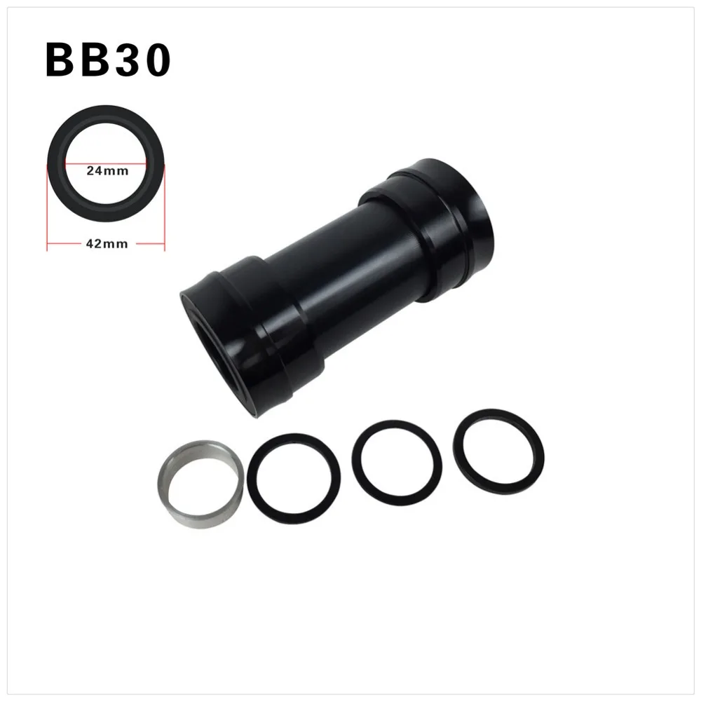 Spcycle BB30 24mm Press Fit Bottom Bracket 68mm/73mm Sealed Bearings Bottom Bracket 42x24mm Through Axle MTB Road Bike Parts