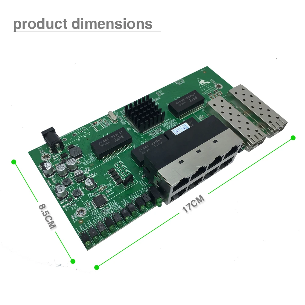 RTL8370MB 8-Port Web Managed Gigabit  Reverse Poe ethernet Switch