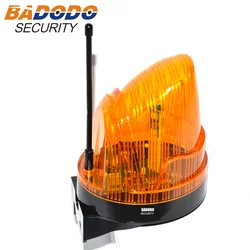 Breite spannung 110V AC 220VAC 24VDC LED blinkt alarm lampe licht blinker strobe für automatische tor öffner (keine sound)