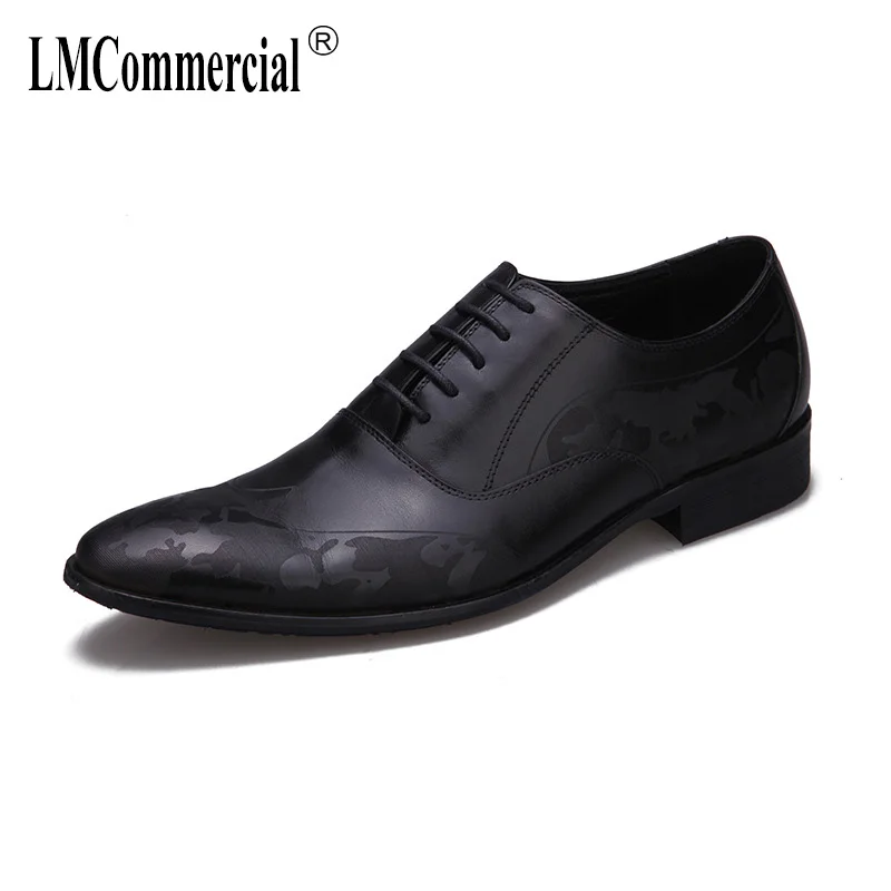 

summer autumn High Quality Genuine Leather Shoes Men,Lace-Up Business Men Shoes,Men Dress Shoes British retro all-match cowhide