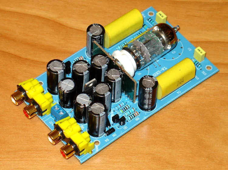 

Refer to the "Music Fax DX-10" circuit design 3W 12AT7 tube buffer Tube preamplifier board