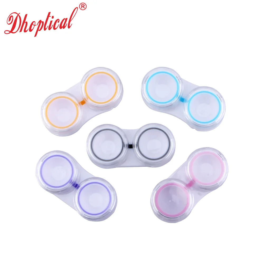 20PCS Contact Lens case Colorful case Prevent Leakage by dhoptical