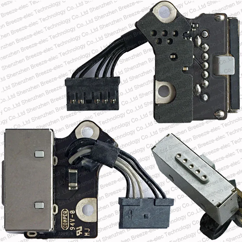 

100% tested working Genuine New Laptop DC Power Jack Board for Macbook Pro 15" Retina A1398 2012 2013 820-3609-A free shipping