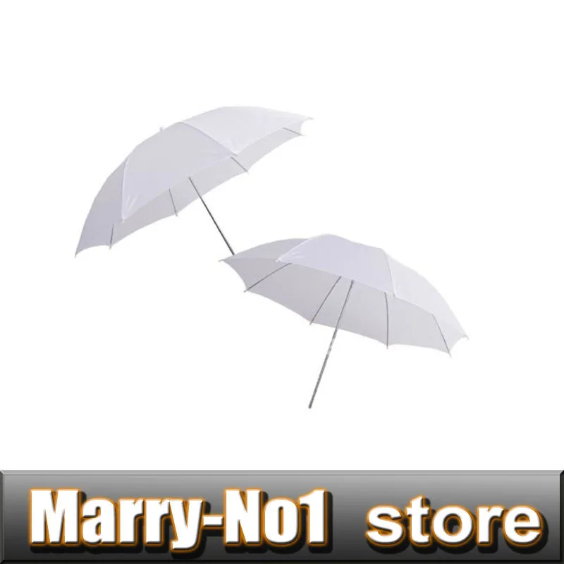 Paraguas translúcido blanco suave para estudio fotográfico, accesorios de 33 pulgadas, 83cm, 2 unids/lote