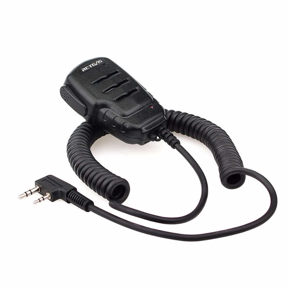 Walkie Talkie Microphone Speaker PTT Mic with 3.5mm Earpiece Jack For Kenwood For Baofeng UV 5R Quansheng UV K5