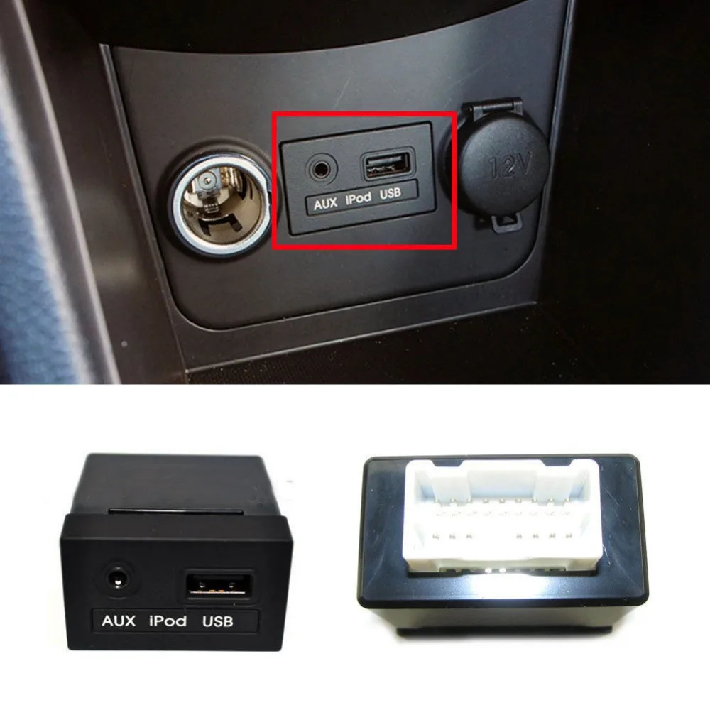 Genuine Console AUX USB Jack Assy for hyundai Accent Solaris 2011-2015 961201R000RY 96120-1R000