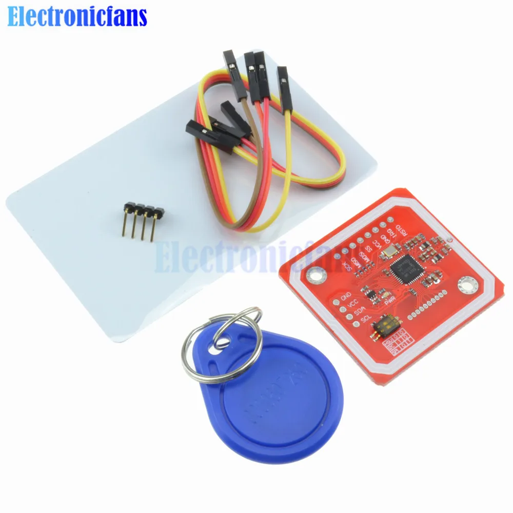 1Set PN532 NFC RFID Wireless Module V3 User Kits Reader Writer Mode IC S50 Card PCB Attenna I2C IIC SPI HSU For Arduino