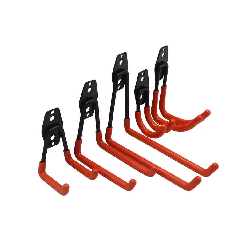 

5pc/Set Five Hook Sets Orange Warehouse Hook And Screw Installation Heavy Duty For Organizing Power Tools Holder Bathroom Hanger