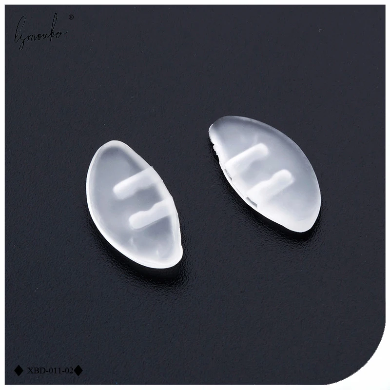 5Pairs/Lot Two Hole Plug Silicone Airbag Soft Nose Pads On Glasses Soft Sanding Surface Anti-Slip Toos Eyeglasses