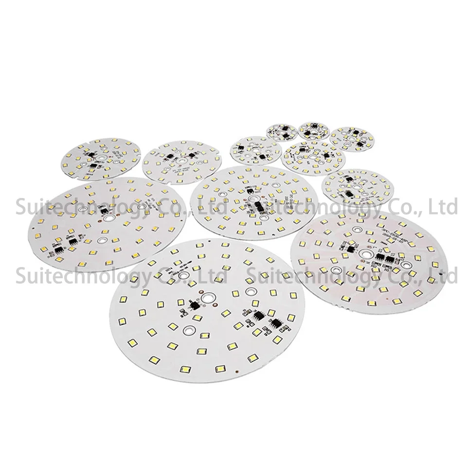 10pcs ac 220v LED Lamp Bulbs PCB Integrated Smart IC Driver 3w 5w 7w 9w 12w 15w 18w White & Warm White Light Board For Ceiling