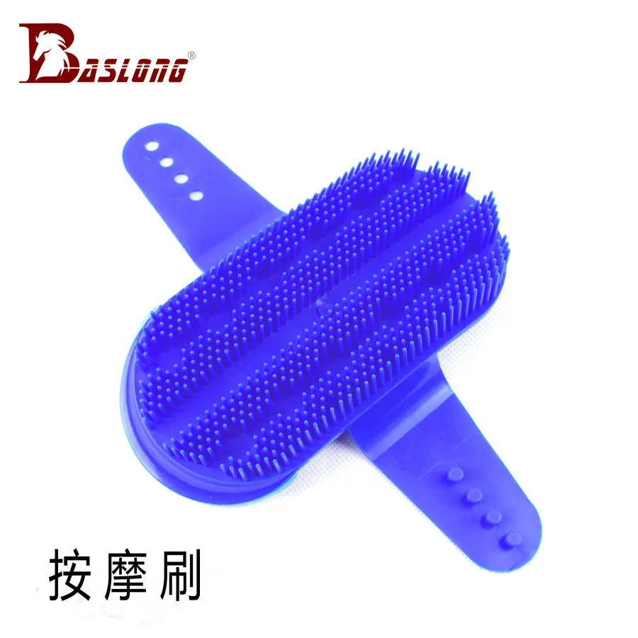 Brosse cheval de nettoyage, fournitures stables, brosse de massage