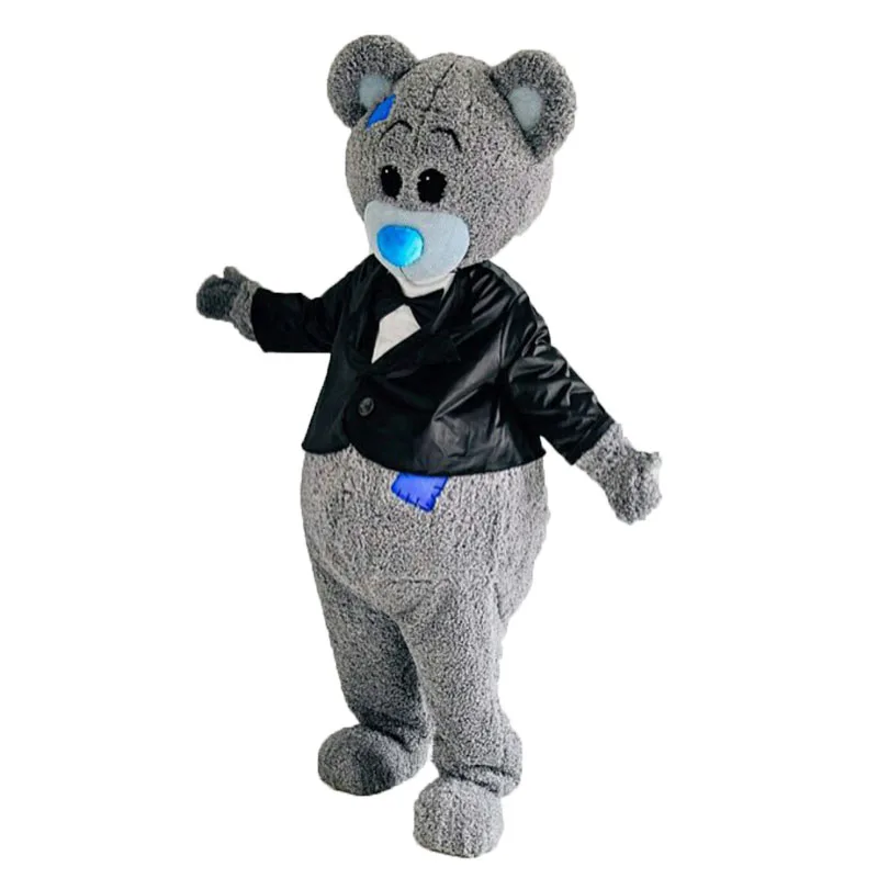 Nieuwe Teddy Bear Mascot Kostuum Halloween Cosplay Grappige Dier Mascotte Kostuum Adut