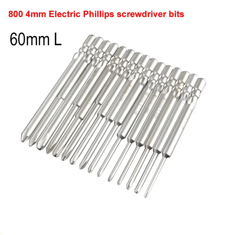 Brocas de Chave de Fenda Elétrica 15 Peças 60 mm de Comprimento mm Haste Redonda Magnético Phillips Ferramenta de Broca Ph00 Ph0 Ph1 Ph2