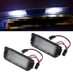 2Pcs LED License plate light For Hyundai I20 Veloster FS XG 30 Terracan HP Coupe GK 12V White No error For Kia Picanto Rio Soul