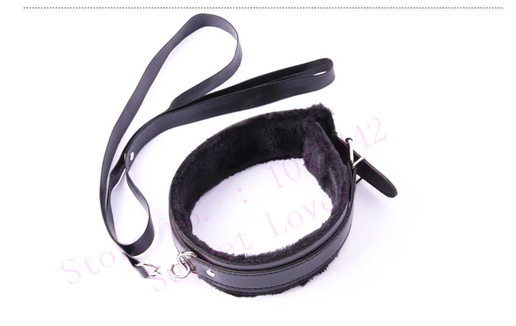 4 color PU Leather bdsm collar Plush Neck Sex Collar Fetish Bondage Adult Games Slave Restraint erotic Sex Toys For Couples.