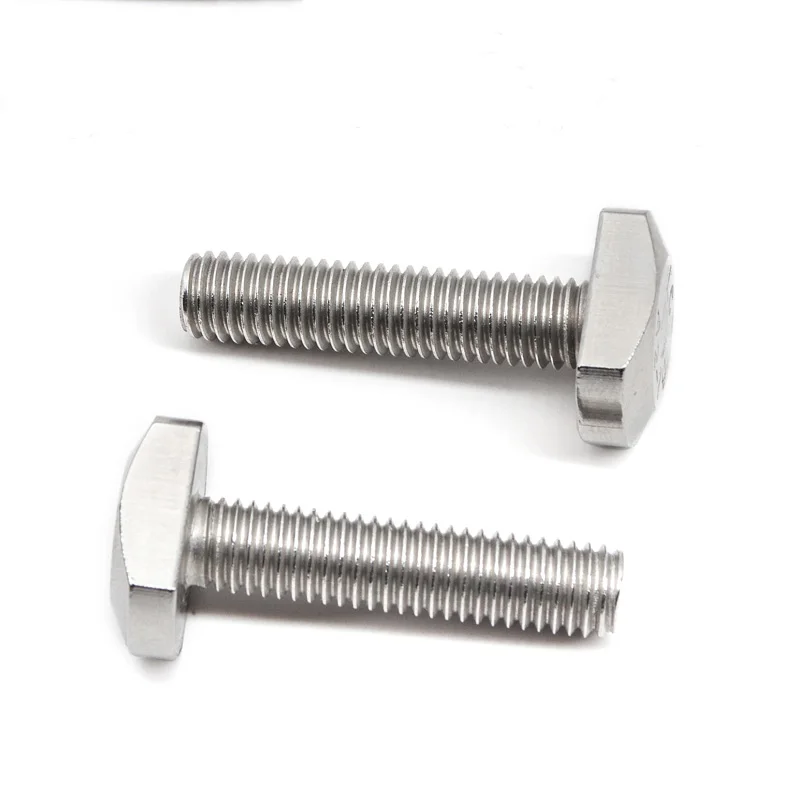 4pcs M8 stainless steel T-type screw plate screws home decoration bolts 16mm-40mm length