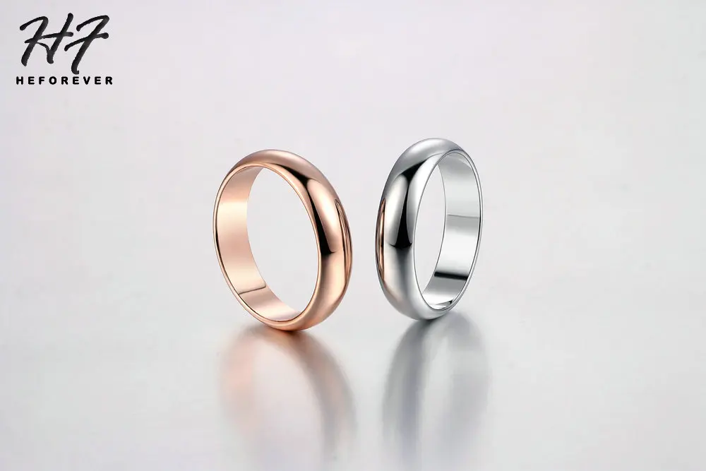 Goldfarbene Hochzeitsringe für Frauen, Versprechungs- und Paarringe, Schmuck für Damen und Herren, einfacher Modeschmuck, Großhandel R049 – Detail 3