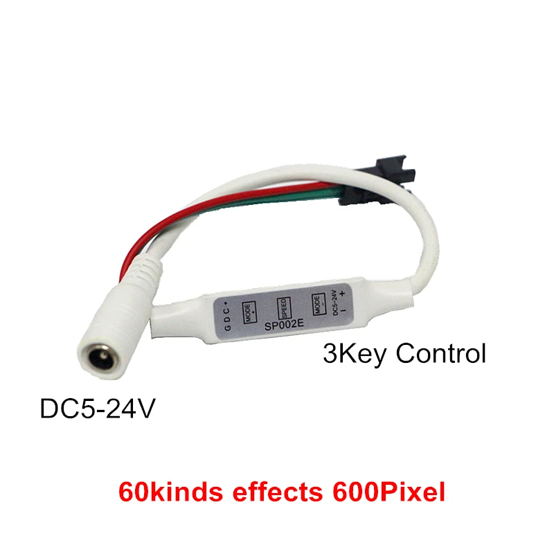 DC 5-24V Mini 3Key / 14Key RF / 21Key RF Remote Controller For WS2811 WS2812B SK6812 6803 1903 Dream Color Pixel LED Strip light