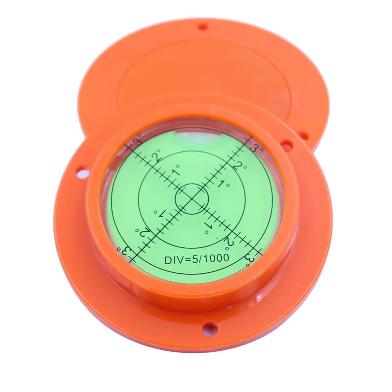 Circular Bubble Level Spirit Level Measuring Device Krenometer For Crane Size 90*17mm 1PCS