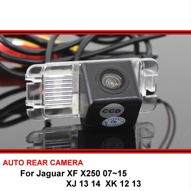 For Jaguar XF X250 XJ XK 2007~2015 Waterproof Car HD CCD Night Vision Rear View Parking Reverse Backup Camera