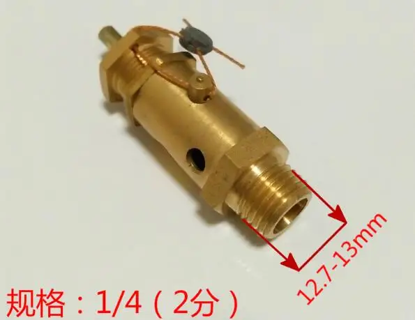 

1PCS 1/8" 1/4" 3/8" 1/2" 3/4" 1" BSPT Male Threaded Air Pressure Relief Valve for Air Compressor Steam Boiler