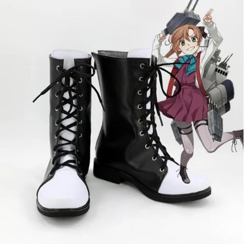 

Kantai Collection Akigumo Cosplay Boots Shoes Party Cosplay Show Boots Custom Made for Adult Women Shoes