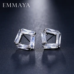 EMMAYA Brincos Fashion Unique Design Silver Color Cute Stud Earrings for Women