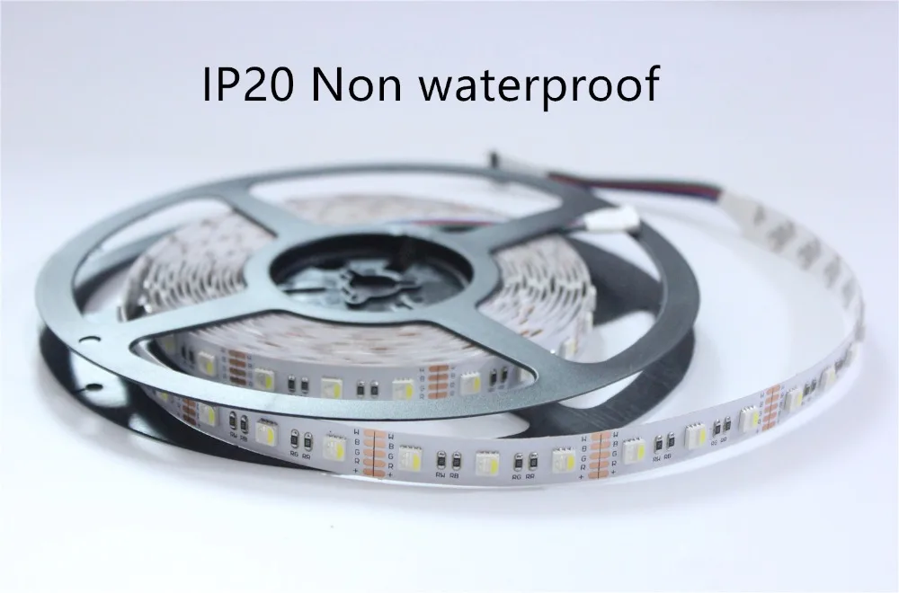 Led Strip 4 In 1 Rgbw 5050 DC12V Flexibele Led Light Rgbww 4 Kleur In 1 Led Chip 300 Leds 16.4ft + 40key Ir Controller + Power Kit
