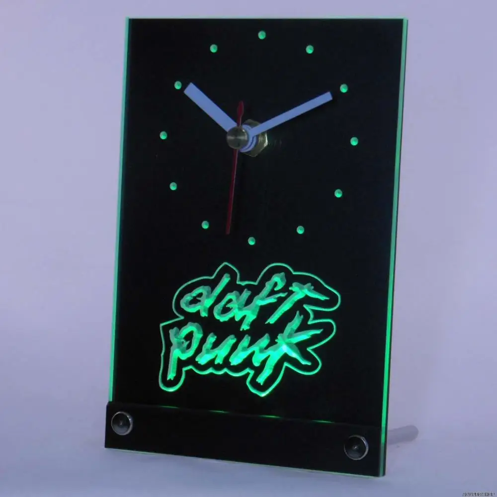 tnc0037 DISCOVERY DAFT PUNK SCOTT GROOVES Table Desk 3D LED Clock