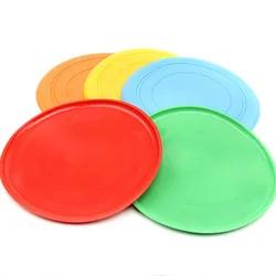 Soft Dog Flying Disc Resistant Chew Rubber Pet Dog Training Flying Saucer 7 Colors Dog Interactive Toys