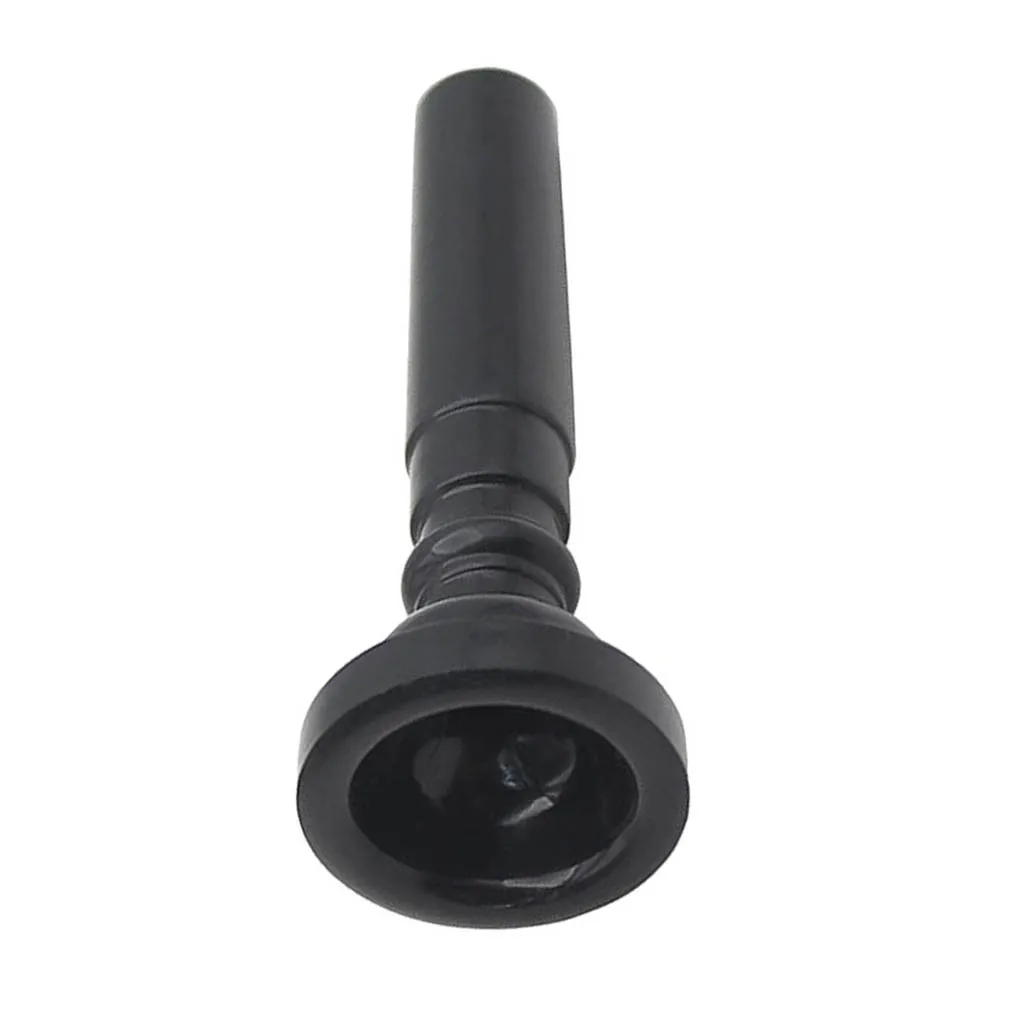 Trumpet Mouthpiece Parts Accessories ABS Plastic Trumpet For Brass Instruments Black White Durable 66.3x25x25mm