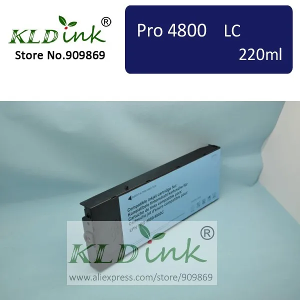 [KLD Ink] T6065 Compatible ink cartridge for Stylus Pro 4800 Printer  ( 1 cartridge with chip and DYE ink )