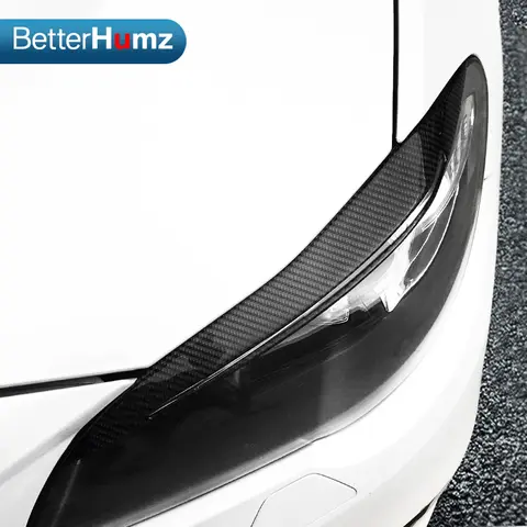 Carbon Fiber Headlight Eyebrows for BMW F10 BetterHumz