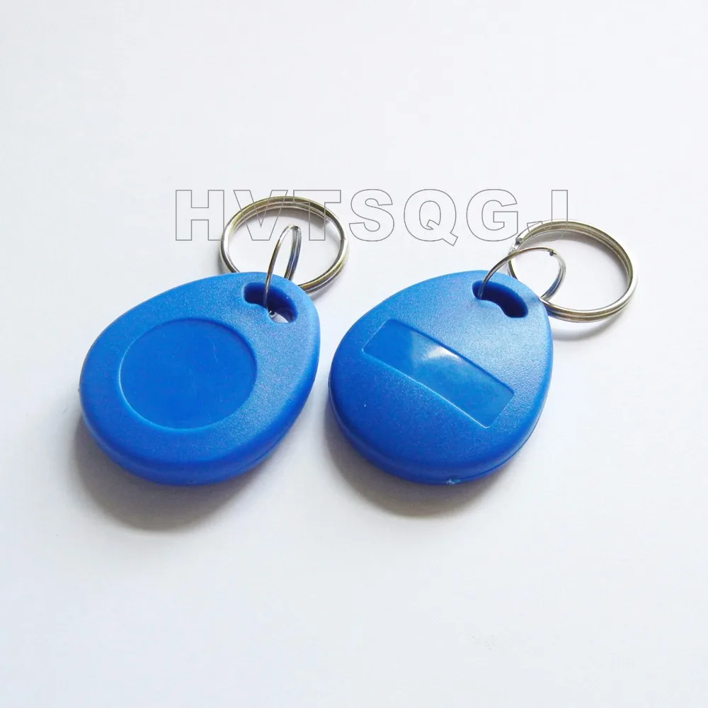 100pcs 125KHz RFID Tag Waterproof RFID Cards Keyfobs Keychain Key Finder Access Control Cards