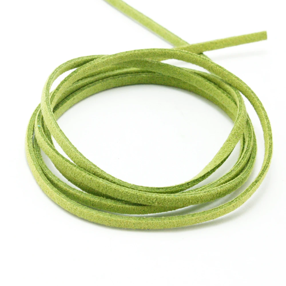 New Promotion 2.5-2.6mm Jewelry findings colors U-pick Korean Suede Cord 4 m/lot Thread String for DIY Necklace & Bracelet