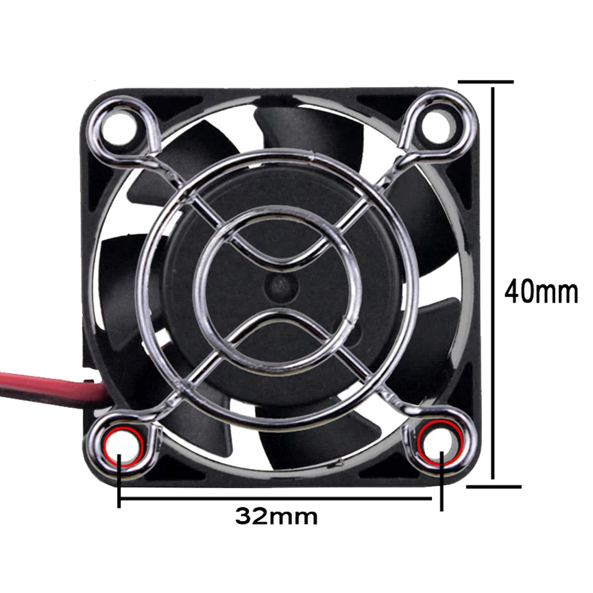 500 Miếng Kim Loại DC Fan Grill Protector Finger Guard 40mm cho Máy Tính