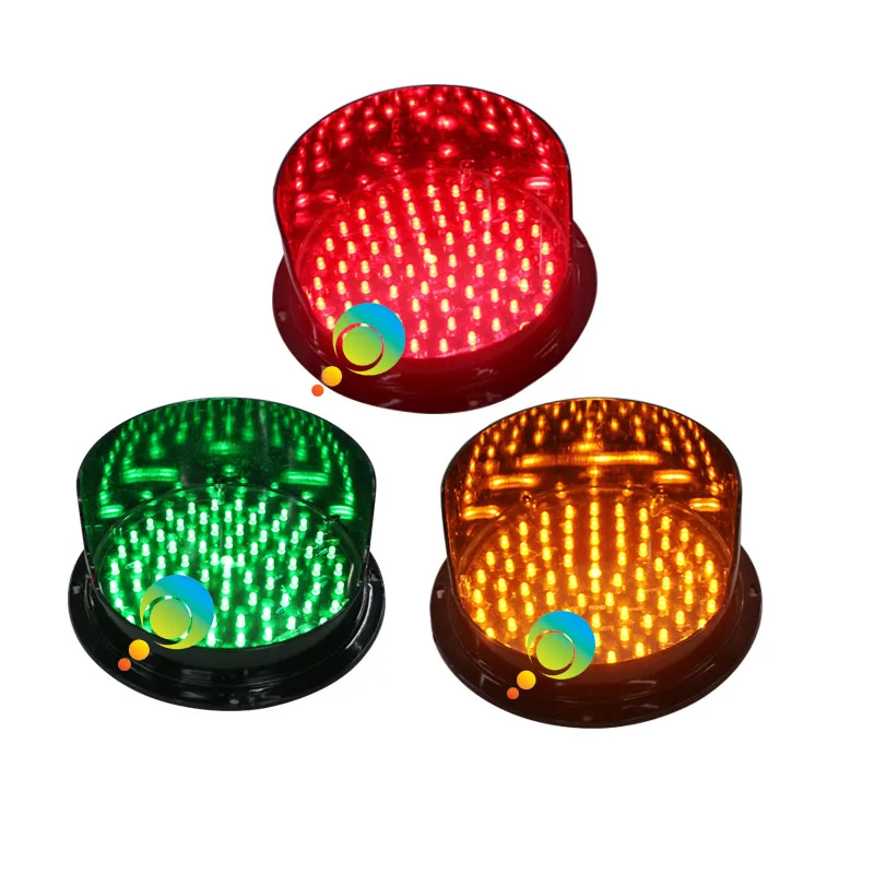 

DC12V 200mm 8 inch traffic signal light lamp waterproof traffuc replacement red yellow green one pack on sale