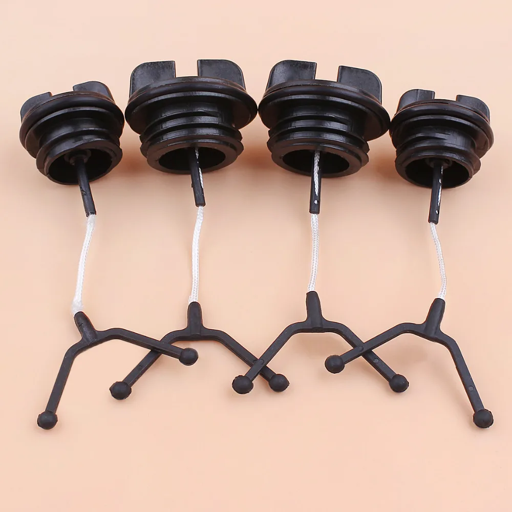 

4pcs/Lot Gas Fuel Oil Cap Fit Husqvarna 50 51 55 Rancher Chainsaw Spares Parts Garden Tools motosierra gasolina бензопила