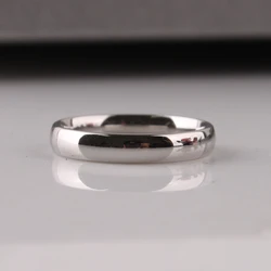 Wide 3mm Light version SILVER color rings  Stainless Steel women jewelry finger ring  wholesale lots