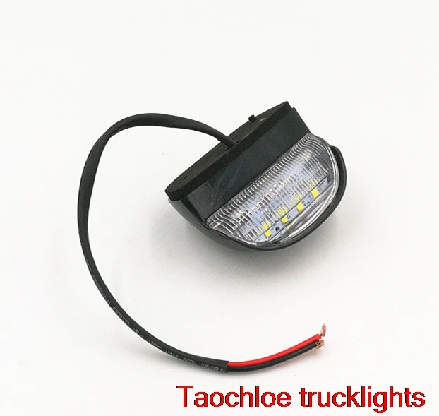 

100x 12V 24V 4led LED License Plate Light Rear Tail Number Lamp Bulbs UTE Boat Trailer Truck Lorry Caravan