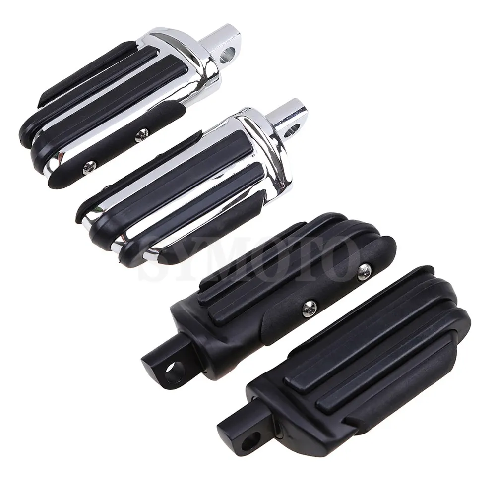 Motorcycle Front Rear Footrests Foot pegs For Harley Touring Dyna Heritage Softail Iron 883 V-Rod Sportster XL 883 1200 48