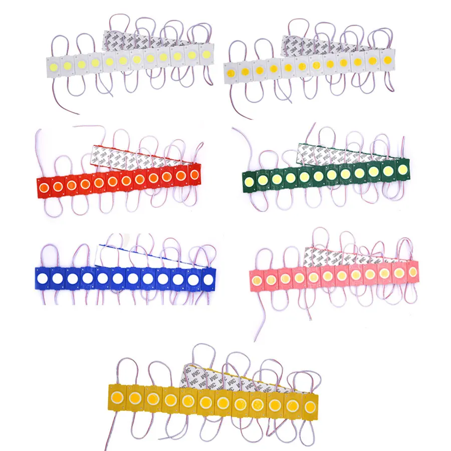 COB LED Module Strip Light Bead Chip Lamp DC12V 2.5W impermeabile Ultra luminoso fai da te segno pubblicità retroilluminazione luci Decorative